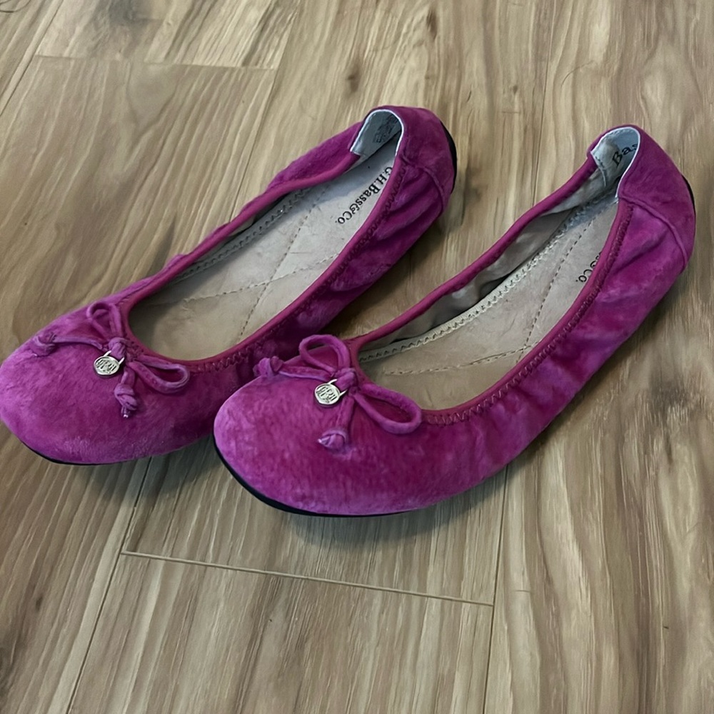 Size 8 1/2 Bass Purple Ballet Flat (Never Worn)